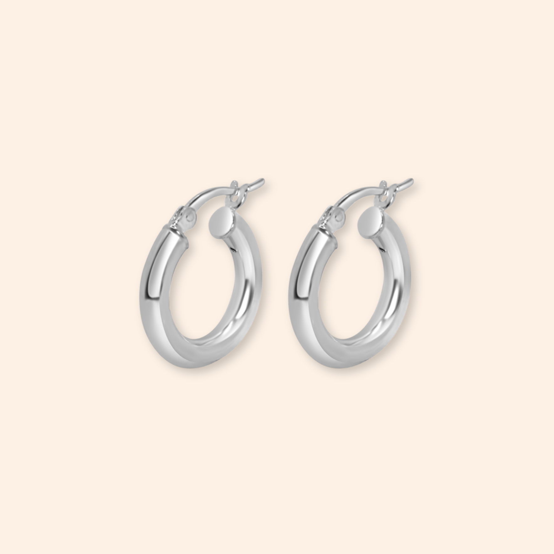 Mira Silver Hoops - Karen's Fine Jewellery