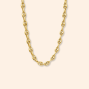 Puffy Anchor Necklace - Karen's Fine Jewellery