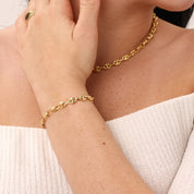 Puffy Link Bracelet - Karen's Fine Jewellery