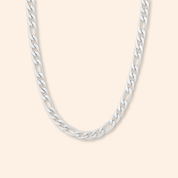 Silver Figaro Chain - Karen's Fine Jewellery