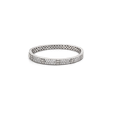 Silver Nova Pave Bangle (6.7mm)