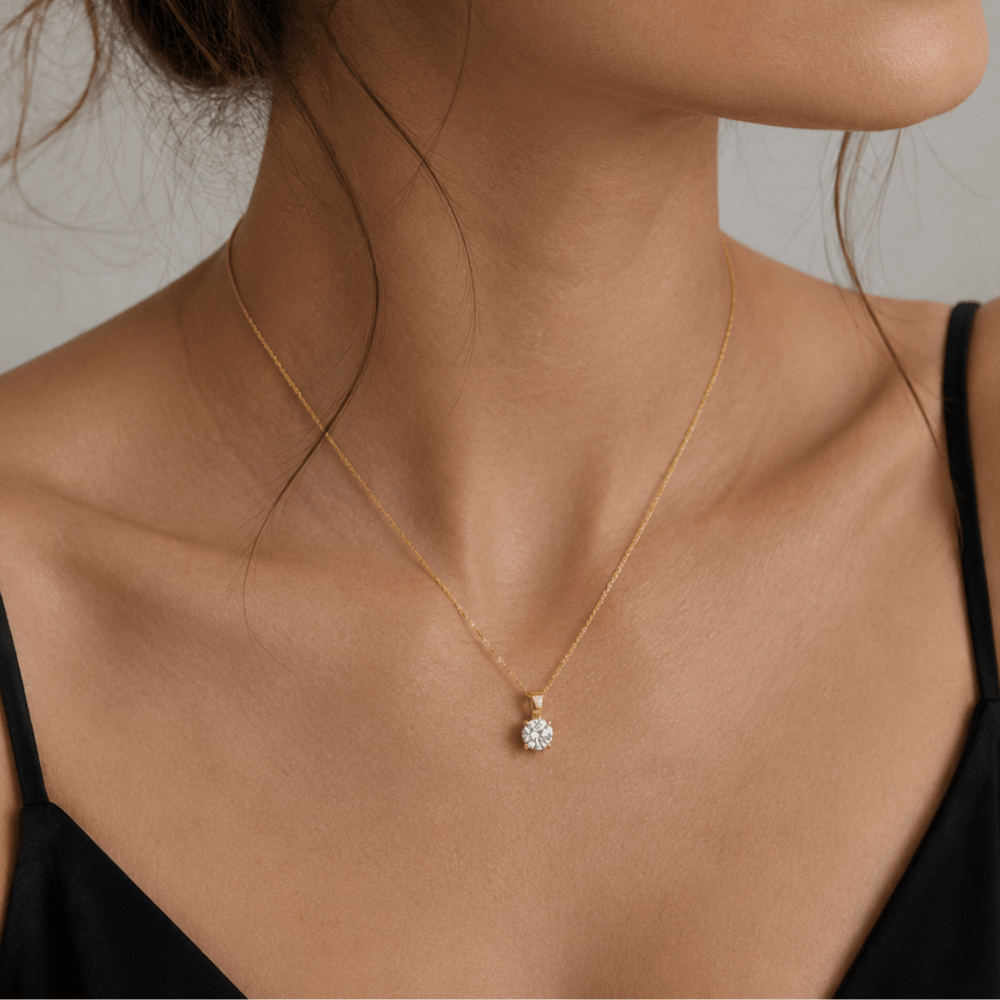 1.00ct Lab-Grown Diamond Pendant Necklace - Karen's Fine Jewellery
