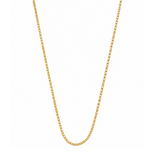 10K Yellow Gold Box Chain Necklace – 1.0 mm