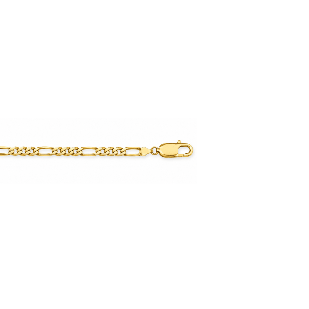 10K Yellow Gold Figaro Chain Necklace – 3.5mm - Karen's Fine Jewellery