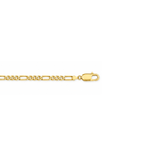 10K Yellow Gold Figaro Chain Necklace – 3.5mm - Karen's Fine Jewellery