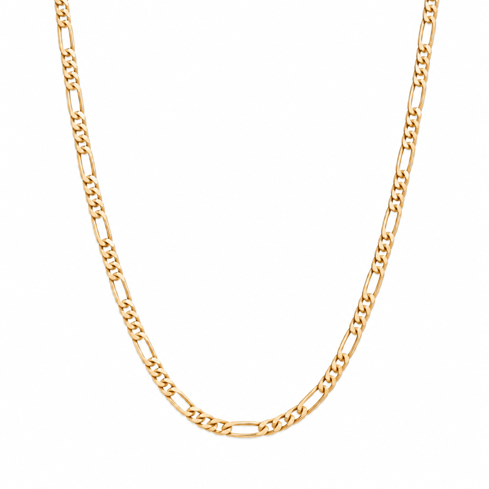 10K Yellow Gold Figaro Chain Necklace – 4.5mm - Karen's Fine Jewellery