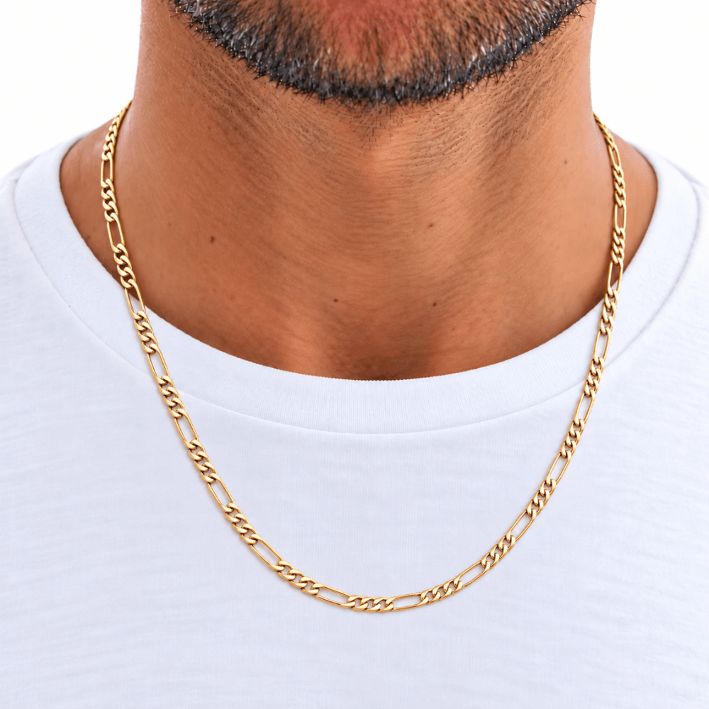 10K Yellow Gold Figaro Chain Necklace – 4.5mm - Karen's Fine Jewellery
