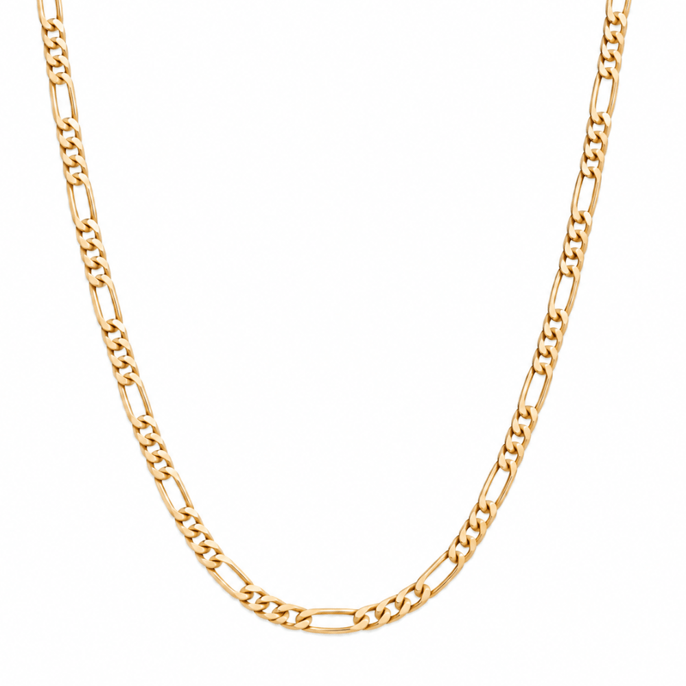 10K Yellow Gold Figaro Chain Necklace – 5mm - Karen's Fine Jewellery
