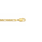10K Yellow Gold Figaro Chain Necklace – 5mm - Karen's Fine Jewellery