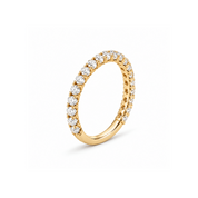 10K Yellow Gold Lab-Grown Diamond 3/4 Eternity Band – 1.00 CTW - Karen's Fine Jewellery