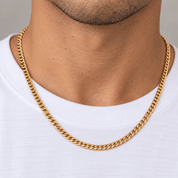 10K Yellow Gold Miami Cuban Chain Necklace – 5.5mm - Karen's Fine Jewellery