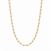 10K Yellow Gold Paperclip Chain Necklace – 3mm - Karen's Fine Jewellery