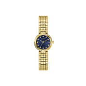 Gold-Tone and Blue Guess Watch - Karen's Fine Jewellery