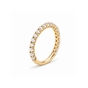 14K Yellow Gold Lab-Grown Diamond 3/4 Eternity Band – 1.00 CTW - Karen's Fine Jewellery