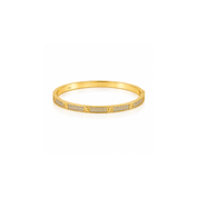 Silver Pave Bangle - Karen's Fine Jewellery