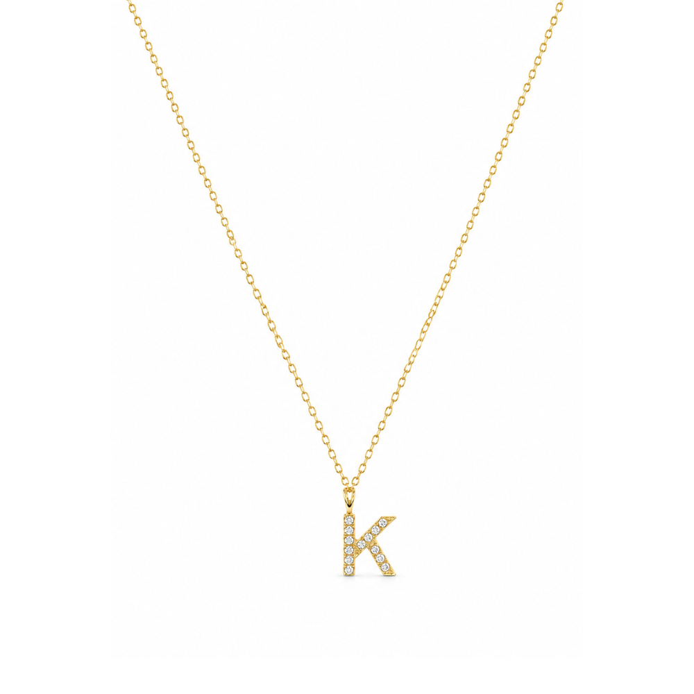 Vermeil Initial Necklace