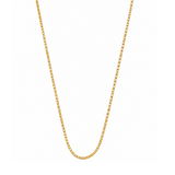 10K Yellow Gold Box Chain Necklace – 1.0 mm