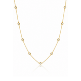 Lab Diamond Station Necklace
