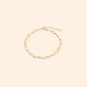 Trinity Paperclip Bracelet