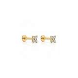 Clover Flat Back Studs