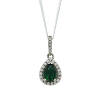 Load image into Gallery viewer, Silver Green Stone Set
