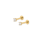 2mm CZ flat back studs