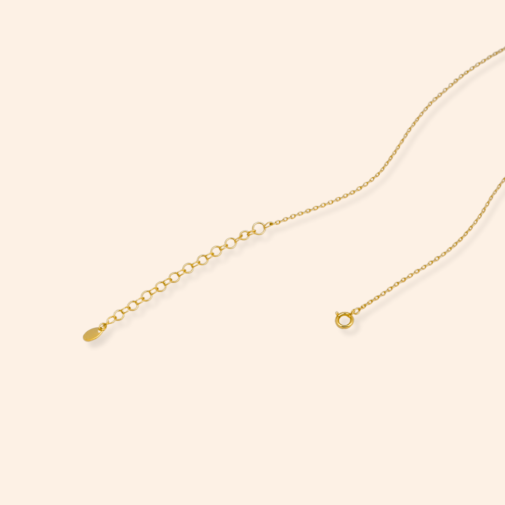 Mother Of Pearl Clover Necklace