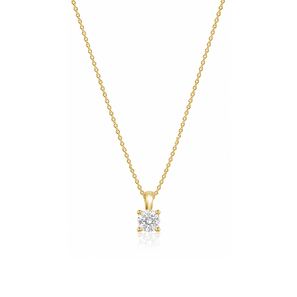 2.00 ct lab-grown diamond pendant necklace