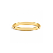14k yellow gold 2mm wedding band