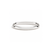 14k white gold 2mm wedding band
