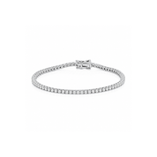 Silver Lab Diamond Tennis Bracelet