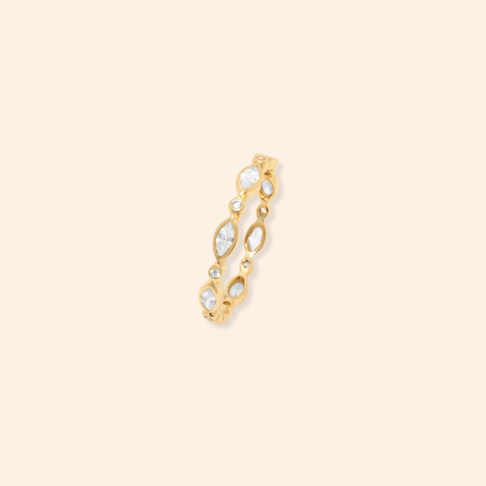 Marquise Halo Ring