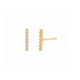 Lab Diamond Bar Studs