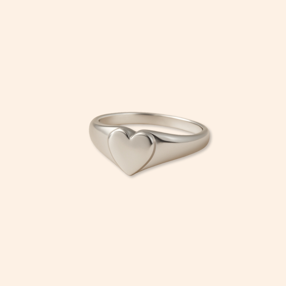 Heart Signet Ring