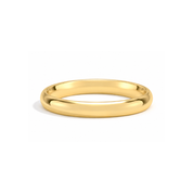 14k yellow gold 3mm wedding band