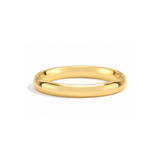 3mm Plain Wedding Band in 14K Yellow Gold