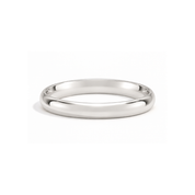 14k white gold 3mm wedding band
