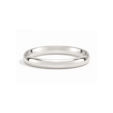 3mm Plain Wedding Band in 14K White Gold