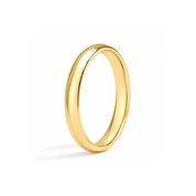 no-comfort 14k yellow gold 3mm wedding band