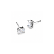 1.0ct oval lab diamond stud earrings