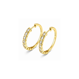 Emerald Cut Lab Diamond Hoops