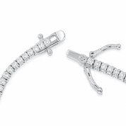 Silver Lab Diamond Tennis Bracelet