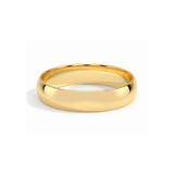 5mm Plain Wedding Band in 10K Yellow Gold