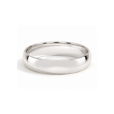 5mm Plain Wedding Band in 14K White Gold