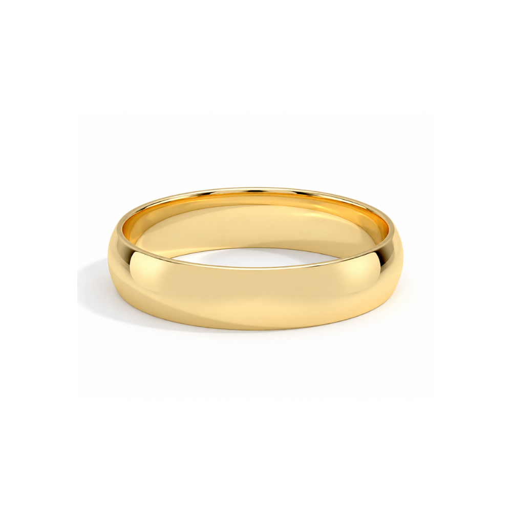 14k yellow gold 5mm wedding band