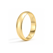 no-comfort 14k yellow gold 5mm band
