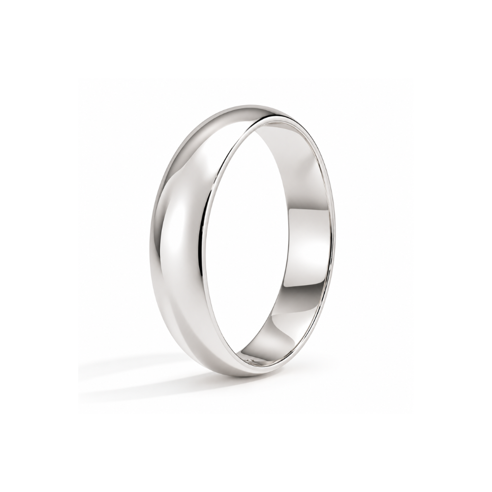plain 5mm wedding band in 10k yellow gold