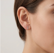minimalist lab diamond earrings for everyday wear