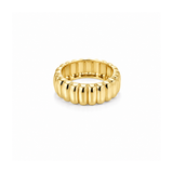 Vermeil Puffy Bubble Band Ring