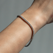Silver Lab Diamond Tennis Bracelet